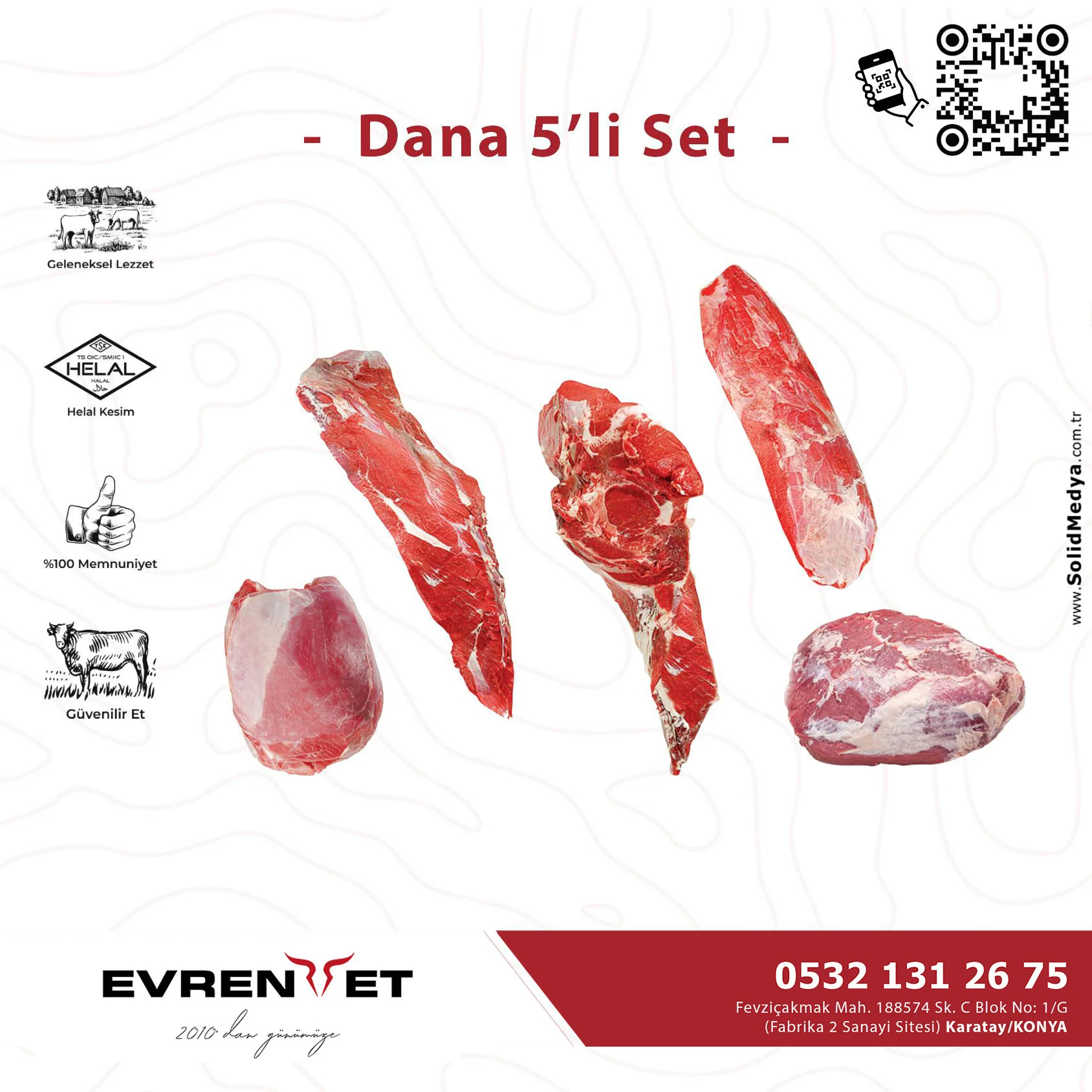 Dana 5’li Set
